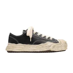 Кроссовки Maison Mihara Yasuhiro Hank OG Sole Silicon Coating Canvas Low Black White, черный