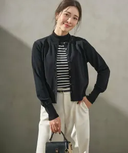 Современный кардиган с круглым вырезом Suite, цвет Black [005]