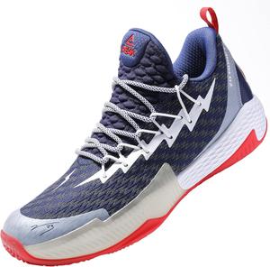 Мужские кроссовки PEAK, спортивная обувь Lou Williams Lightning для баскетбола, бега и прогулок, белый/синий/светло-синий
