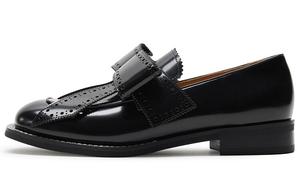 Лоферы унисекс черный Conp