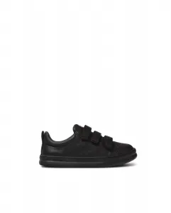 Однотонная детская спортивная обувь с застежкой на два крючка Camper, черный