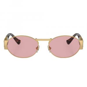 Versace VE 2264 100284 Овальные солнцезащитные очки унисекс 56 мм, цвет Matte Gold