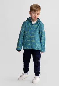 Съемный капюшон и куртка-софтшелл с принтом для активного отдыха. Minoti, Teal