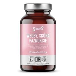Panaseus, Волосы, Кожа, Ногти, Биологически активная добавка, 50 капсул. Inna marka