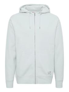 Толстовка с капюшоном на молнии !Solid Zip-Up Hoodie Lenz, пастельный синий