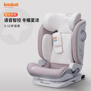 Besbet Sunshine Model детское автокресло для детей от 3 до 12 лет, интеллектуальная вентиляция, вишневый розовый Cybex