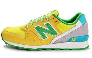 Кроссовки женские NB 996 с низким верхом, желто-зеленые New Balance