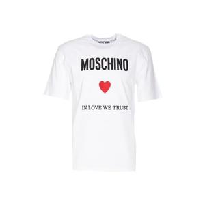 Футболка «В любви мы верим» Moschino Couture!, белый