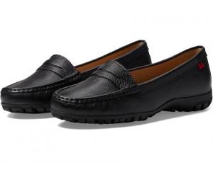 Женские лоферы для гольфа Marc Joseph New York Union, черные, из искусственной кожи, США, KHD636