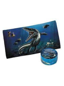 Lutz Mauder Волшебное полотенце "Подводные динозавры" темно-синего цвета - (Д)60 x (Ш)30 см