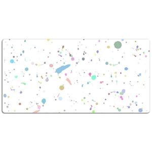 Настольный коврик Tulup Fleck von Farbe, 90x45x1 см, белый