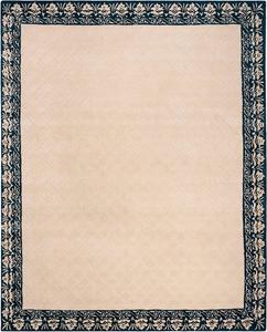 Ковер SAFAVIEH, 244 x 305 см, - коллекция Total Performance - большой - Navy, ручной работы, с каймой, идеально для гостиной, спальни, офиса, столовой (TLP755L)