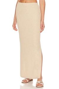 Юбка в рубчик «стеф» Lna, желтый