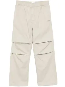 Брюки с вышитым логотипом Izzue, бежевый