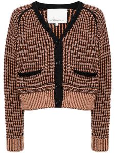 3.1 Phillip Lim двухцветный укороченный кардиган