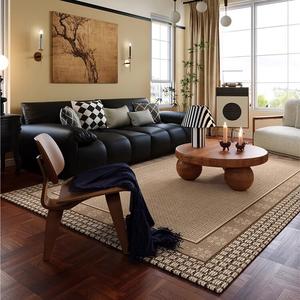 Budis Ковер 300x400 см для гостиной/спальни в винтажном французско-американском стиле, waterproof, моющийся, с высоким ворсом