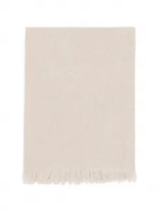 Вуальный шарф с бахромой Bompard, бежевый