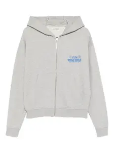 Толстовка на молнии CARNE BOLLENTE, серый