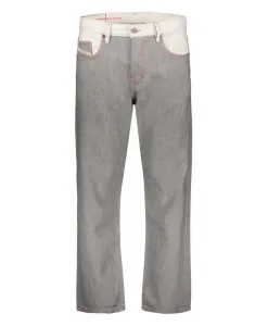 Прямые джинсы с пятью карманами Diesel, серый