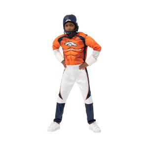 Костюм для игрового дня Big Boys Orange Denver Broncos Jerry Leigh, оранжевый