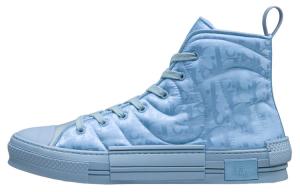 Кеды высокие Dior B23 High Top, голубой