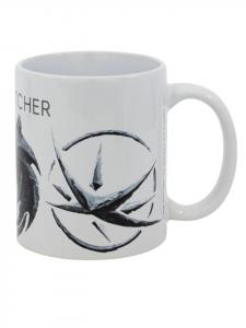 Керамическая кружка Ведьмак объемом 325 мл, предмет фанатской любви, в подарочной упаковке белого цвета COFI 1453, 12 x 10 см