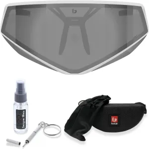 Солнцезащитные очки Bollé Alien Wraparound Shield для мужчин и женщин + комплект с аксессуарами, Alien White Shiny / Alien Volt Cold White