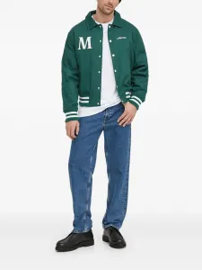 Куртка Varsity с вышивкой The Mercer Brand, зеленый