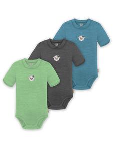 Комбинезон/боди normani, лазурный/графитовый/светло-зеленый