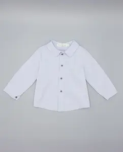 Детская рубашка с V-образным вырезом Fina Ejerique, синий