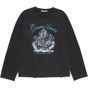 Футболка FW25 Unisex Acne Studios, черный