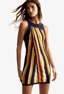 Вязаное платье в полоску Desigual, Green