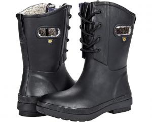 Ботинки Bogs Amanda Plush II Lace, черный