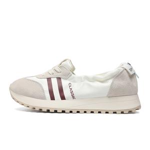 Износостойкие, дышащие, легкие, низкие повседневные туфли для женщин ZHR, Beige Red