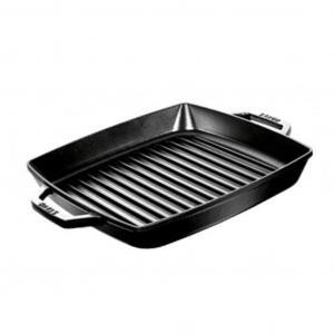 Сковорода-гриль Staub квадратная, 33х33 см, черный