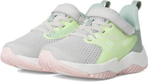 Кроссовки New Balance Kids  Rave Run v2 Bungee Lace with Top Strap, Grey Matter/Mint Flash/Mosaic Green