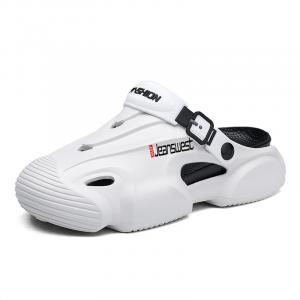 JEANSWEST Клоги мужские бело-черные, цвет White Black