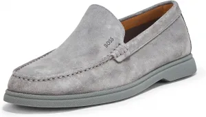 Женские повседневные замшевые мокасины BOSS, серый