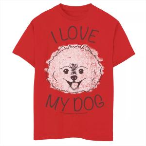 Мальчики 8–20 лет. Футболка с рисунком «A Dog’s Purpose. Я люблю своего померанского шпица». Licensed Character