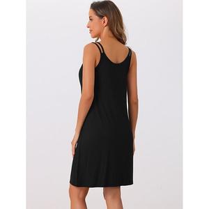2 упаковки женских ночных сорочек без рукавов Inspire Chic, Black Gray