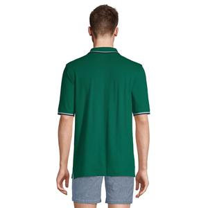 Поло из сетчатой ​​ткани Big & Tall Comfort-First Lands' End, белый