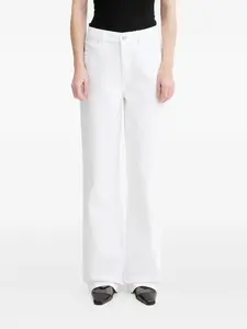 Джинсы с нашивкой-логотипом Gestuz, белый