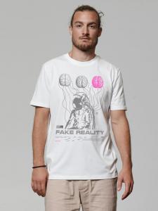 Футболка wat? Apparel T-Shirt Fake Reality, белый