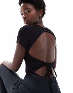 Топы Agon Tie back черного цвета