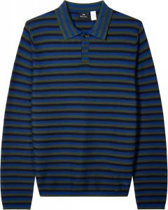 Paul Smith мужская поло-свитер в полоску с длинным рукавом
