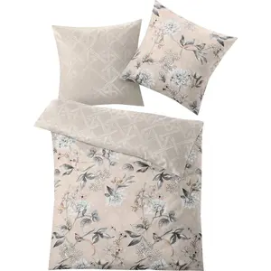 Двустороннее постельное белье Kleine Wolke «Кессия», серо-коричневый