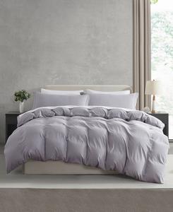 Ультрамягкий предварительно выстиранный комплект постельного белья из 3 предметов, размер полный Nestl, Gray lavender