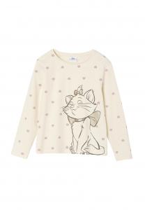 Топ Vertbaudet DISNEY ANIMALS MIT GLITZER, Wollweiß/White