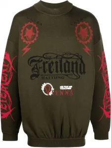 Джемпер Maybe Mental Vetements, зеленый