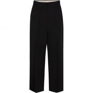 Брюки Max Mara Studio Burano укороченные широкие MaxMara Studio, черный